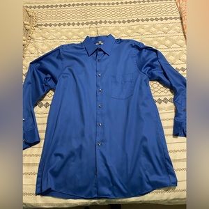 Royal Blue Button Down Long sleeve